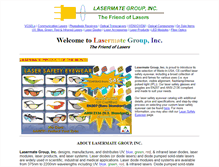 Tablet Screenshot of lasermate.com